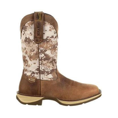 Rebel Durango Mens Desert Camo Sq Toe Boots