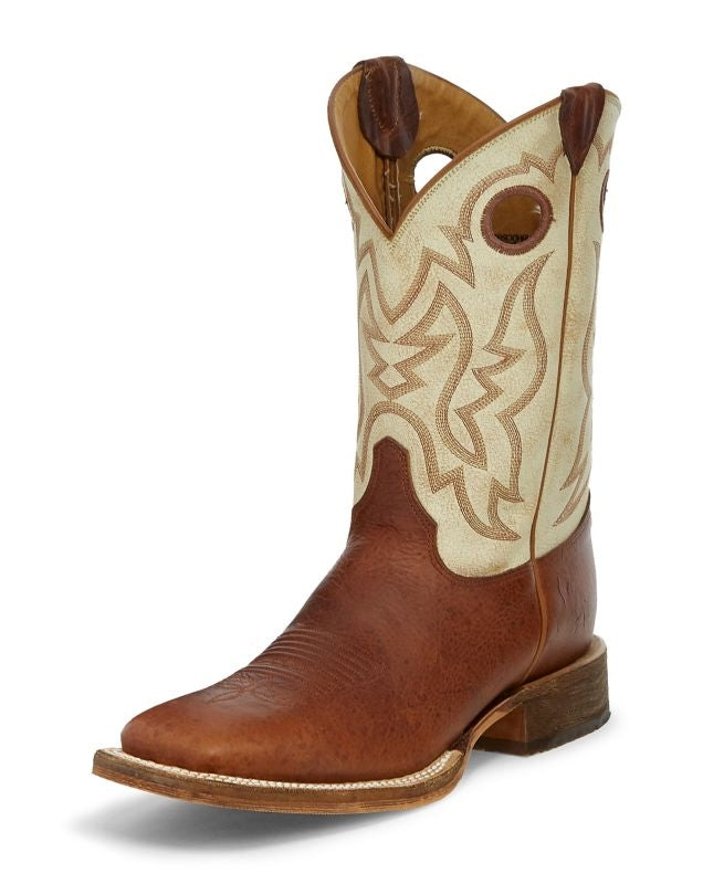 Justin Mens Bent Rail Desert Bone Boot