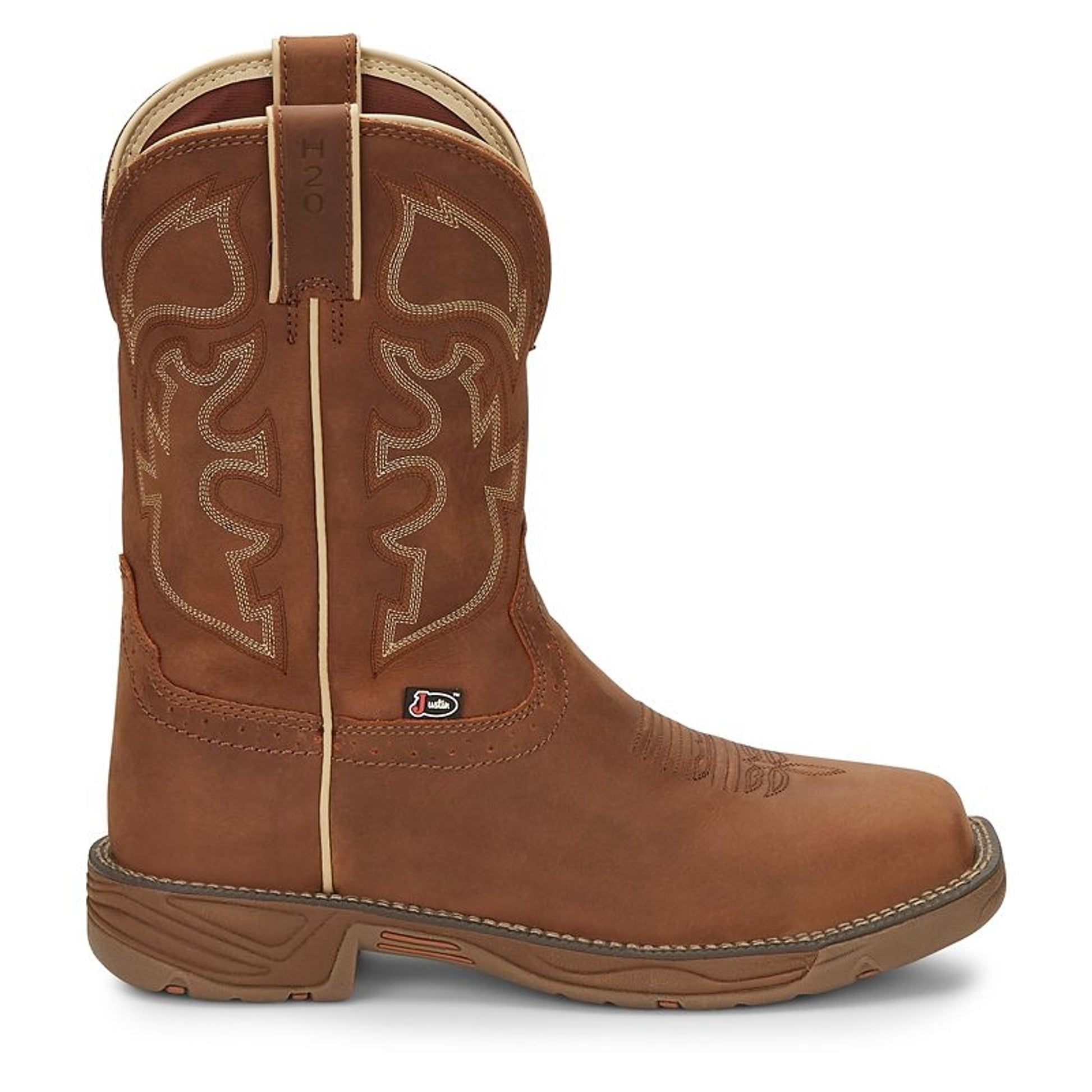 JOW Mens Rush Waterproof Sq Toe Work Boots