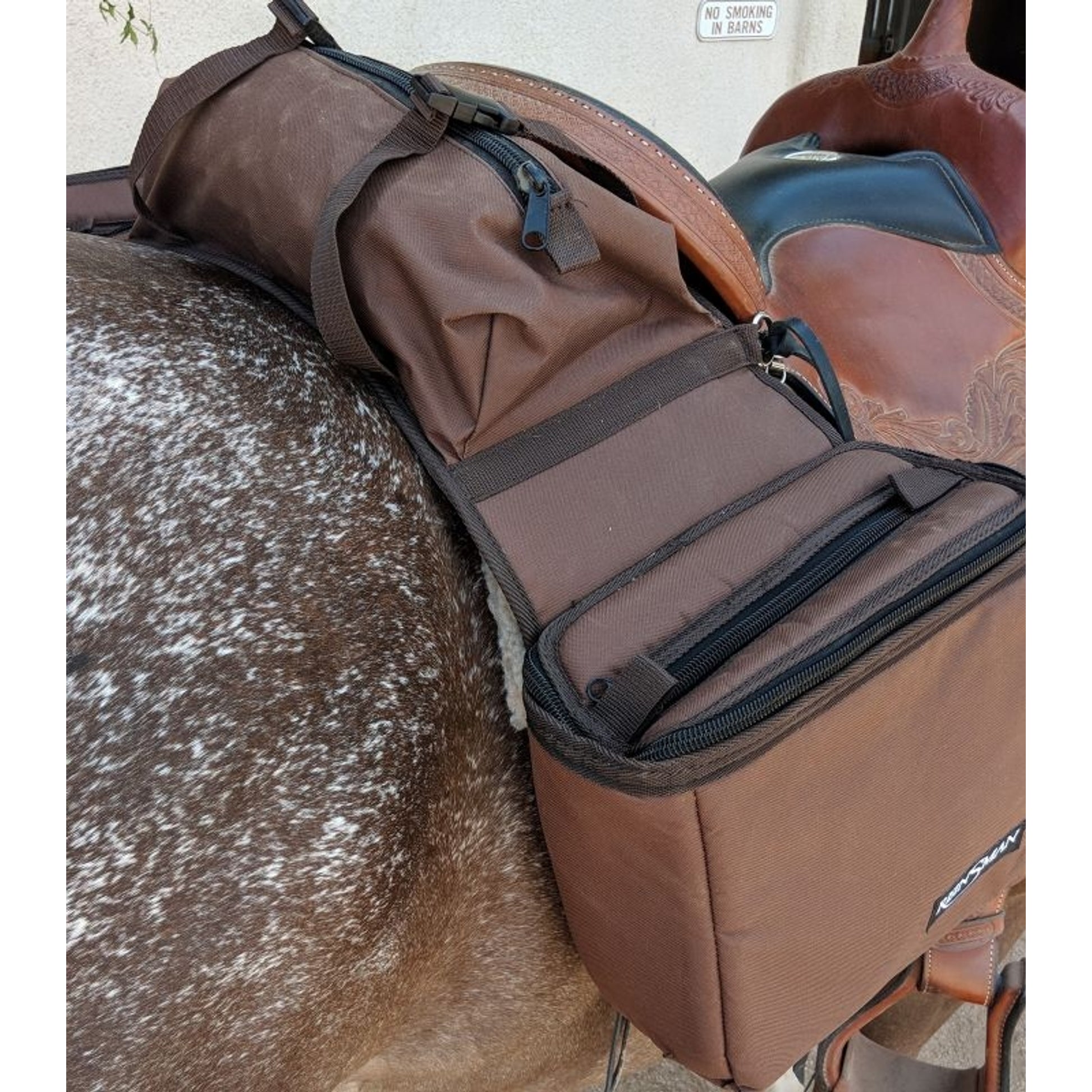 Reinsman Insulated Saddle Bag with Cantle Bag