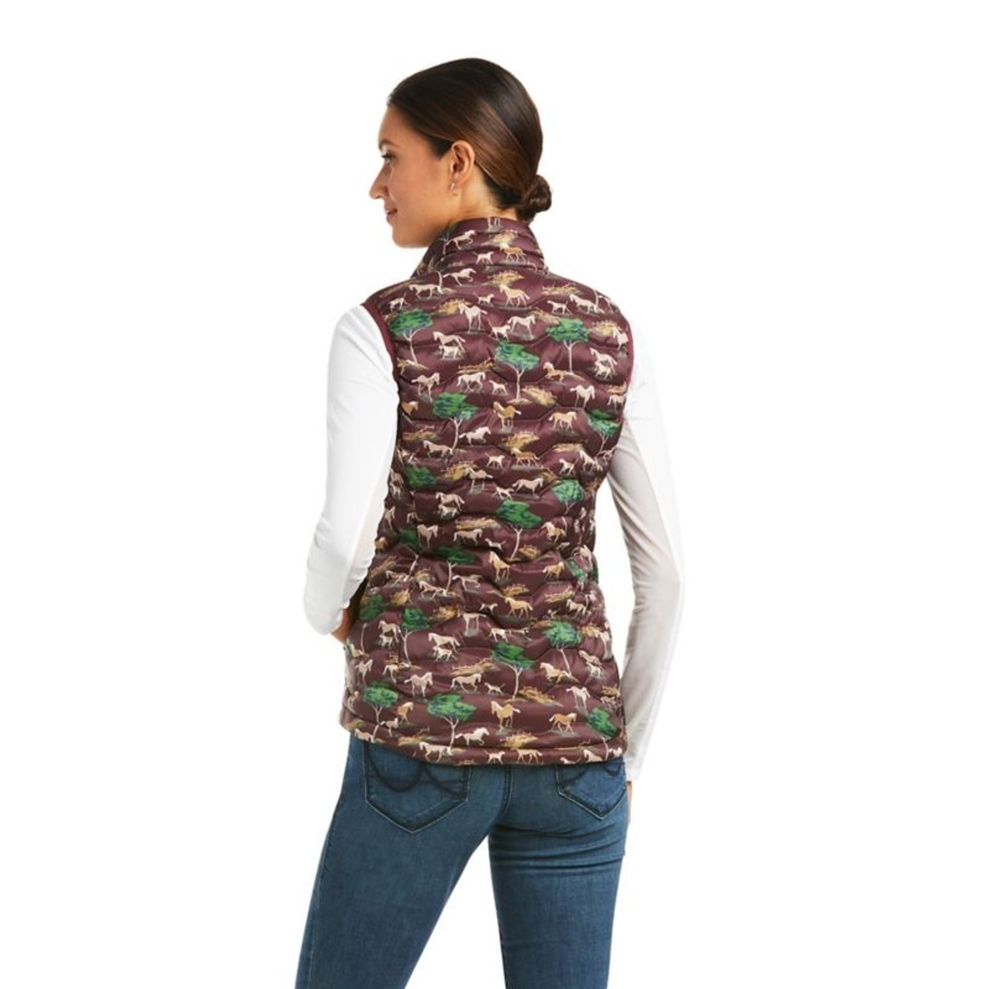 Ariat Ladies Ideal 3.0 Down Vest Small Antique Mos