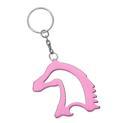 Horse Head Bottle Opener Key Chain