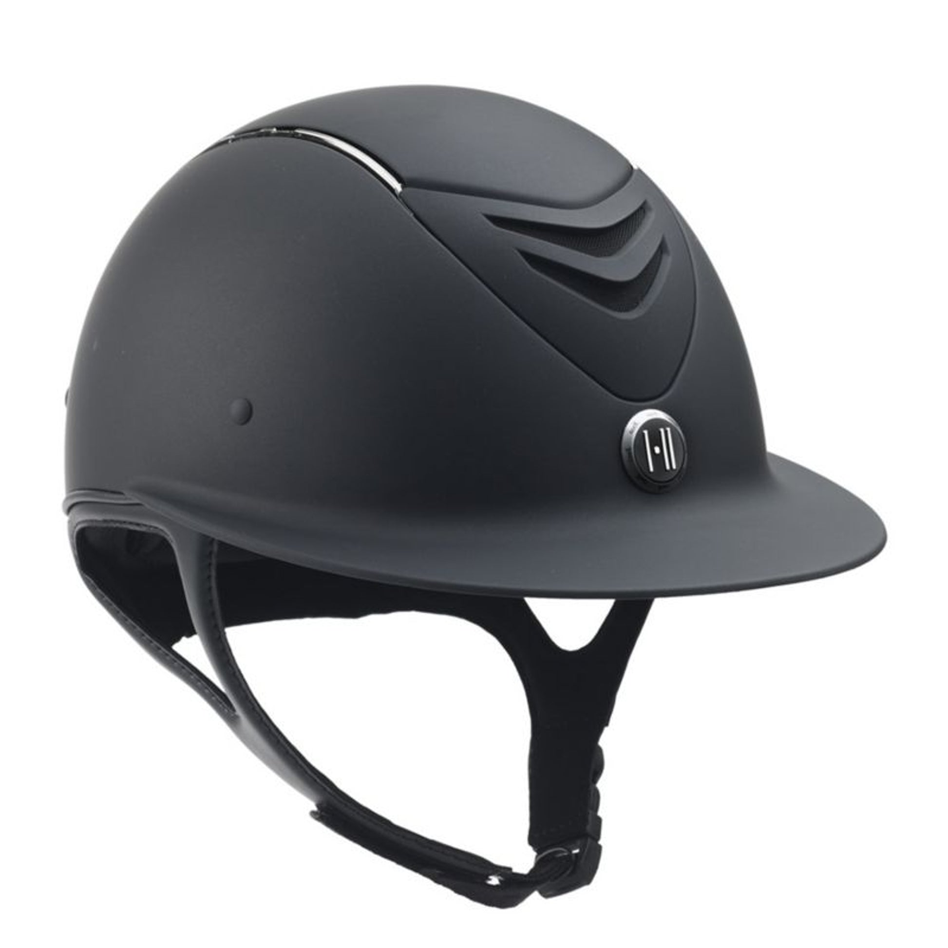 One-K Defender AVANCE Wide Brim Chrome Helmet