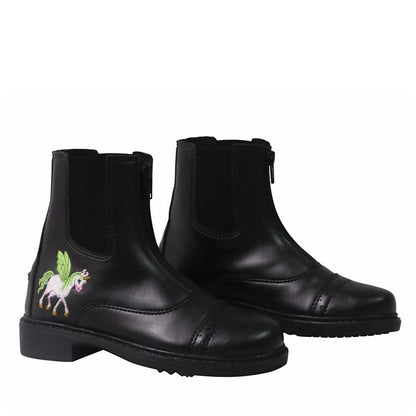 Tuffrider Kids Unicorn Front Zip Paddock Boot