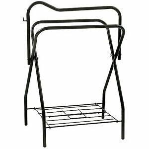 Equiessent Portable Saddle Rack Black