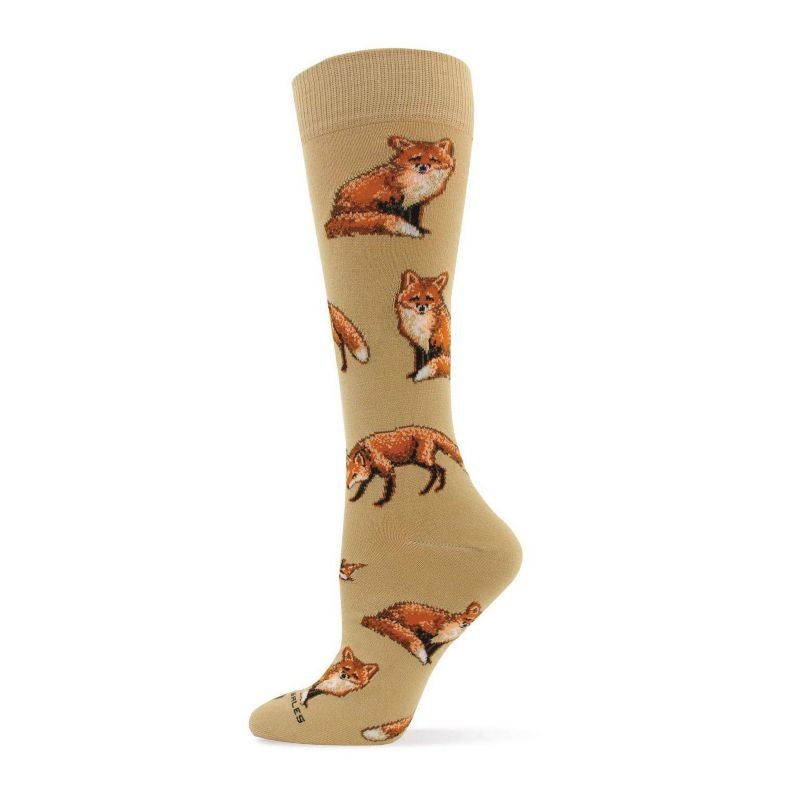 Adult Little Red Fox Trot Socks