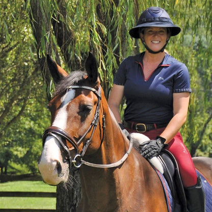 EquiVisor Cotton Helmet Visor