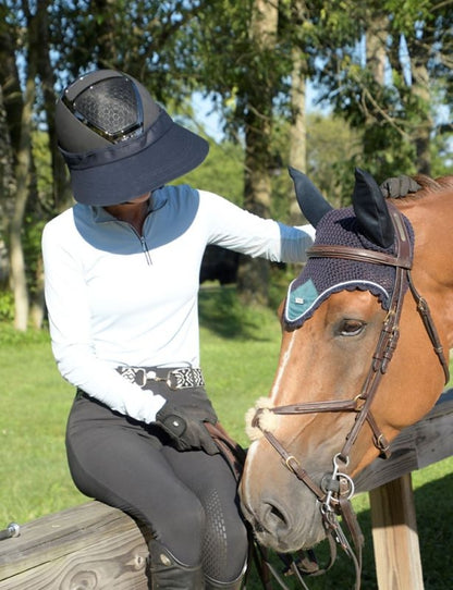 EquiVisor Cotton Helmet Visor