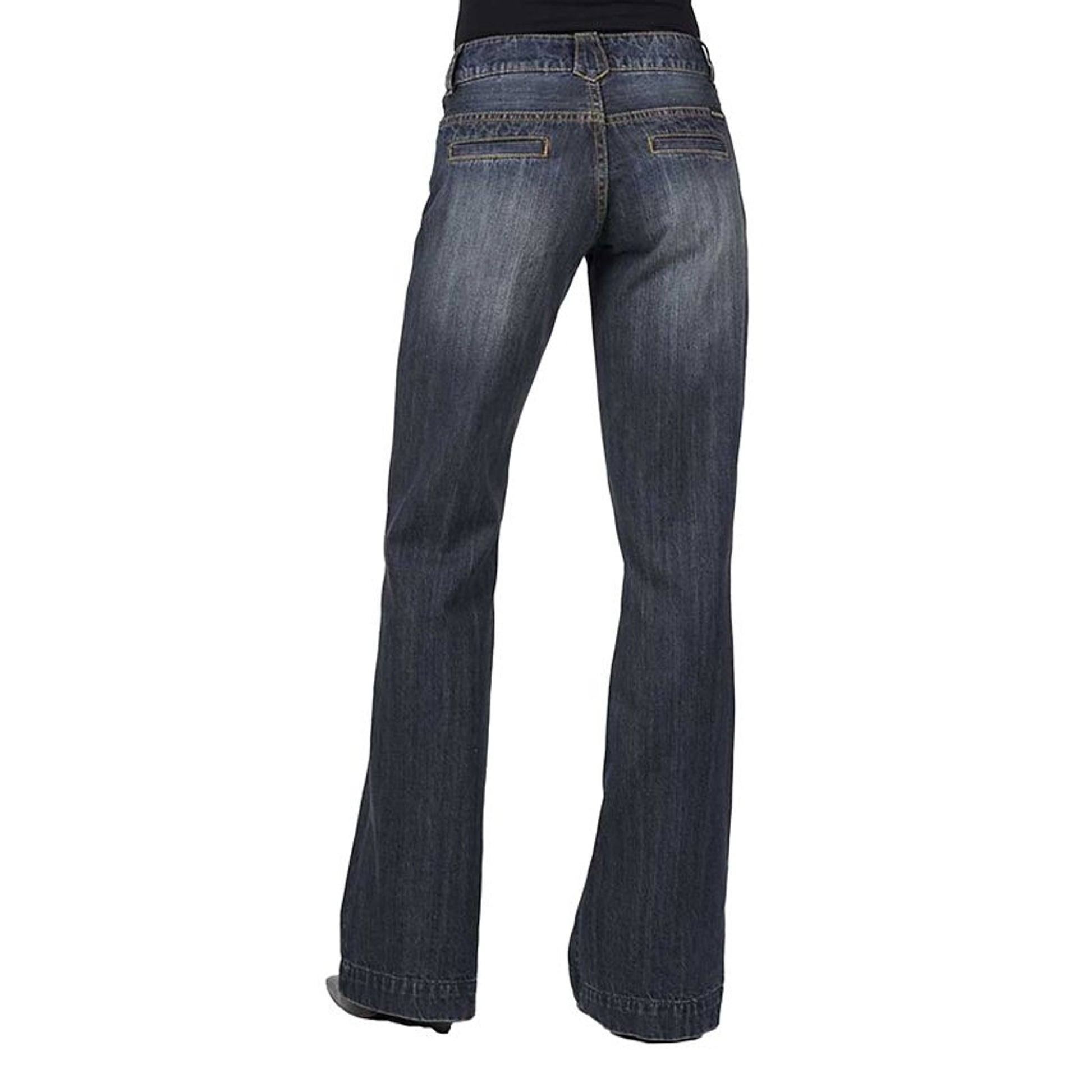 Stetson Ladies 214 City Trouser Long Dark Jeans