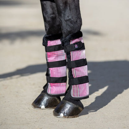 Kensington Fly Boots Fleece Trim Bubblegum