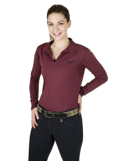 TuffRider Ladies Taylor Long Sleeve Polo