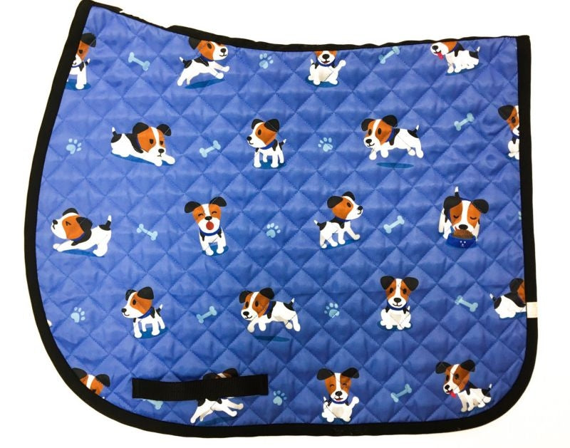 Lettia Embroidered Puppy Baby Pad Saddle Liner