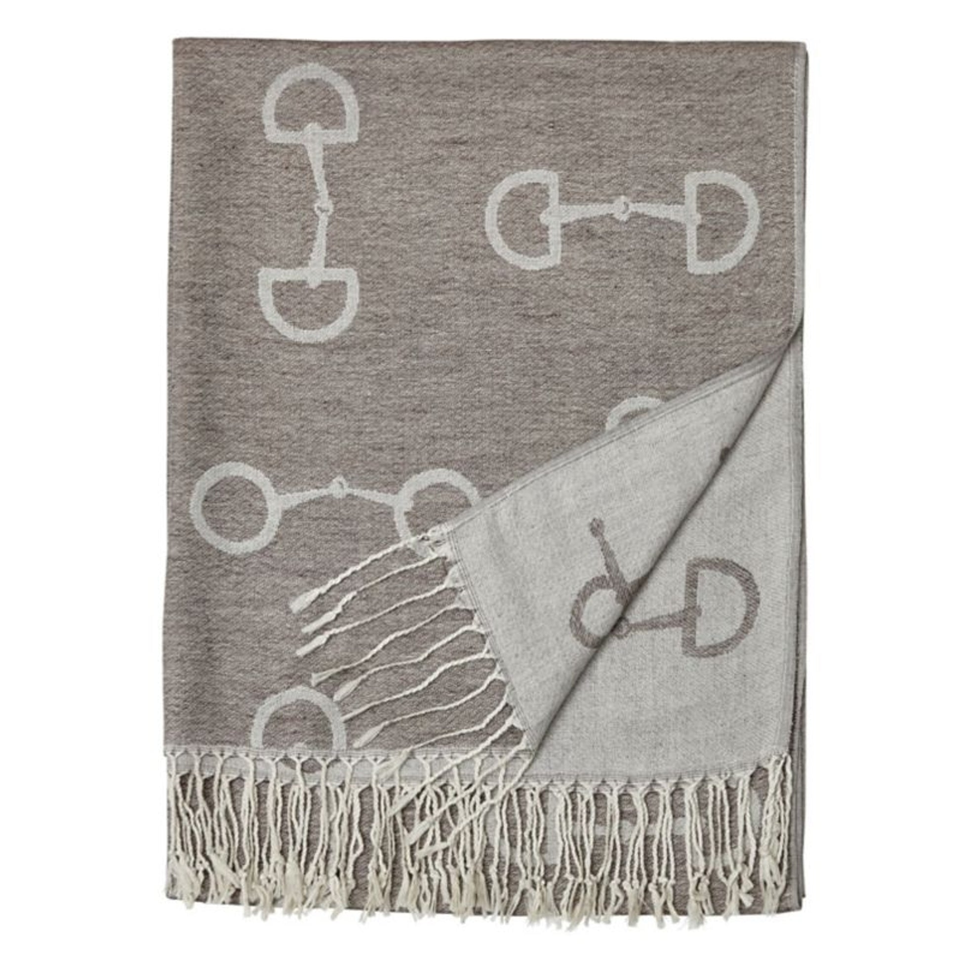 Lila Snaffle Bit Pashmina Scarf