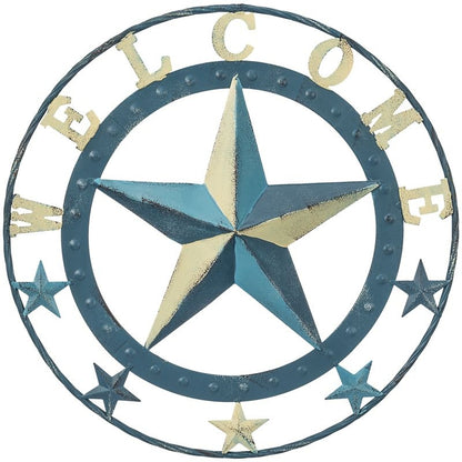 Decorative Metal Welcome Star