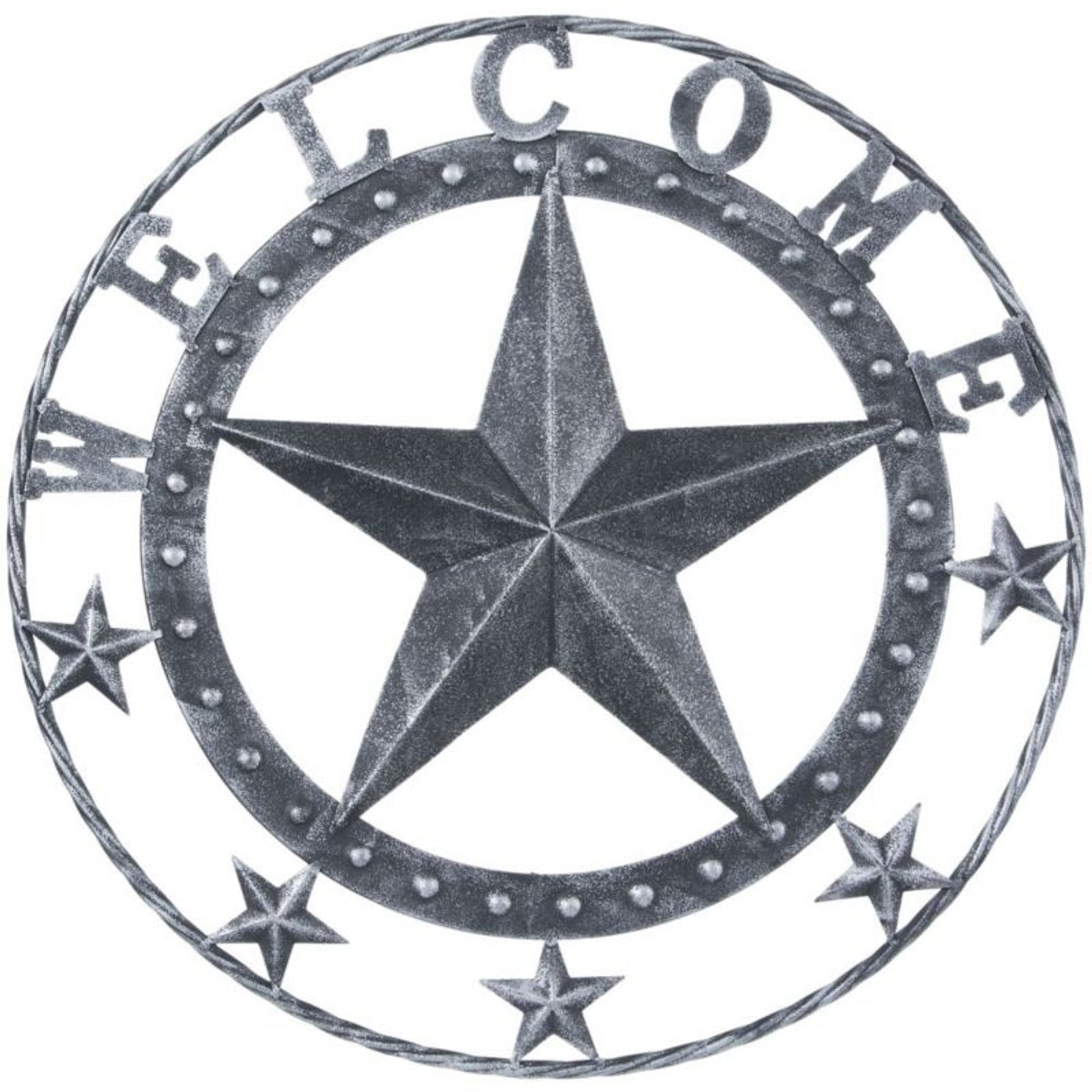 Decorative Metal Welcome Star