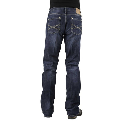 Stetson Mens 1014 Fit Semi-Dest Wash Jeans