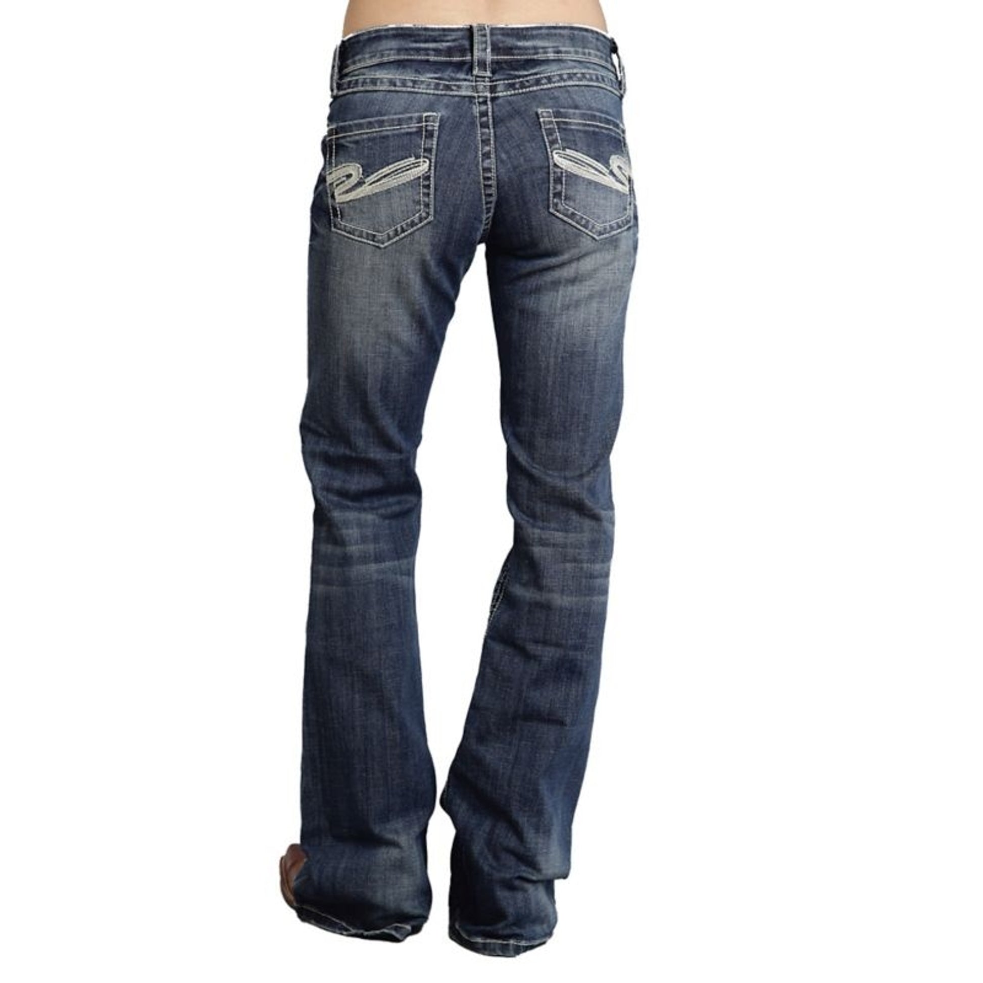 Stetson Ladies Heavy White S Pkt Jeans