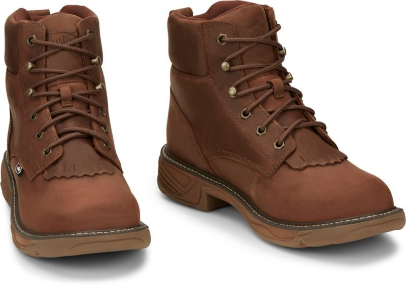 Justin Mens Rush Barley Lacer Boots