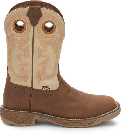JOW Mens Rush Rust Sq Toe Work Boots