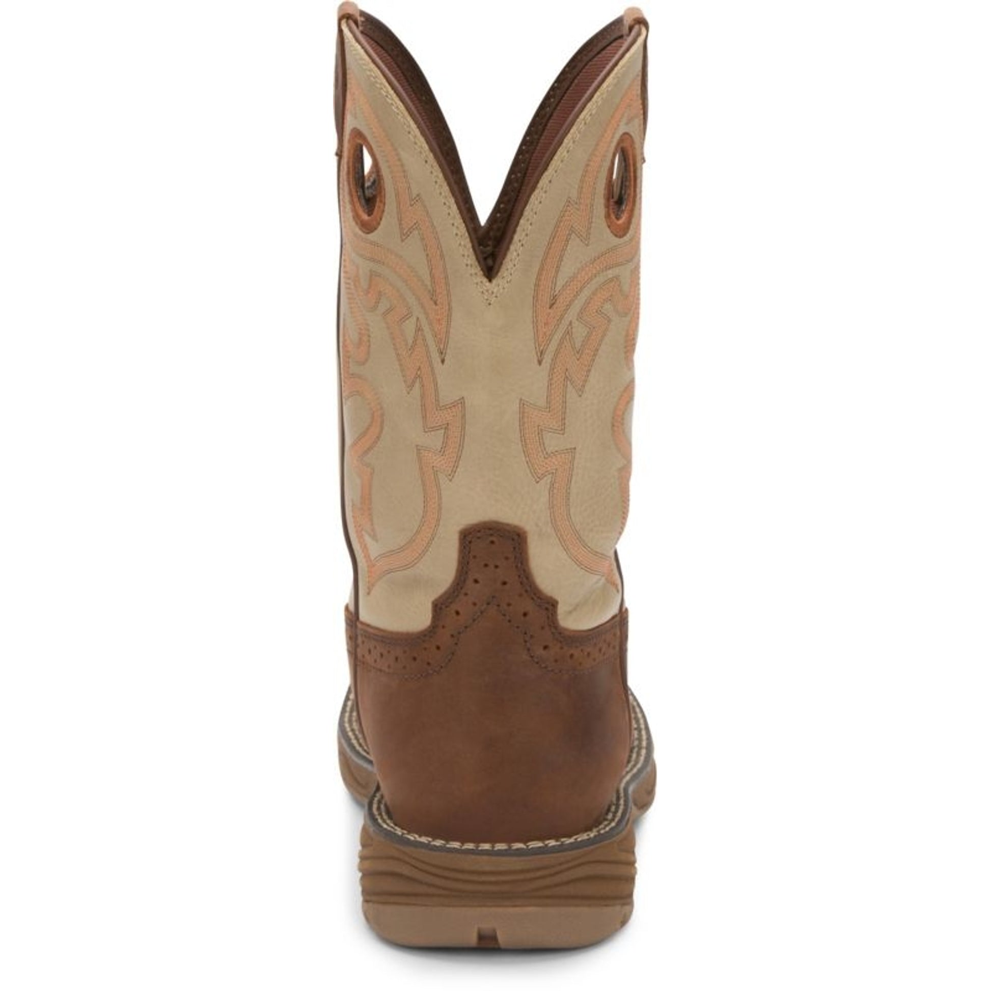 JOW Mens Rush Rust Sq Toe Work Boots