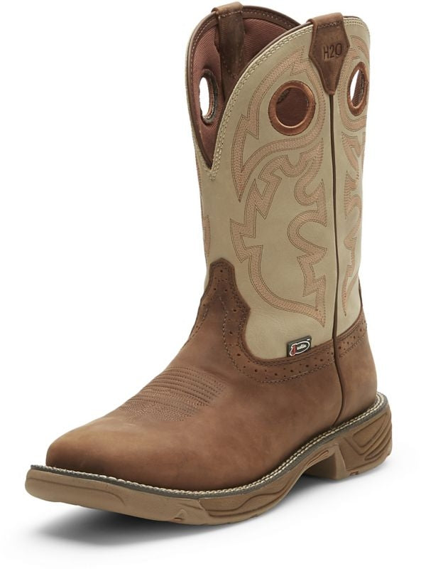 JOW Mens Rush Rust Sq Toe Work Boots