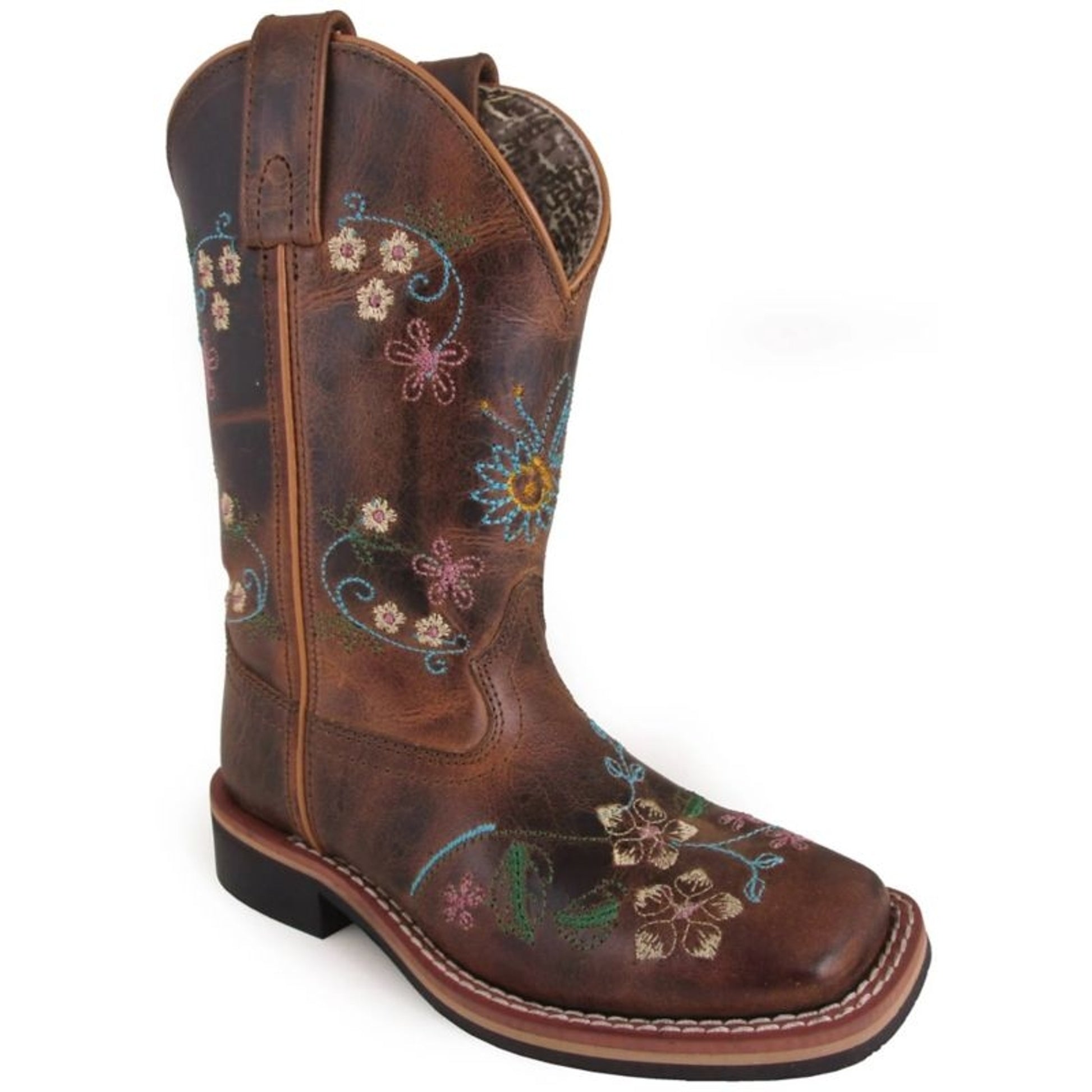 Smoky Mountain Youth Floralie Brown Boots
