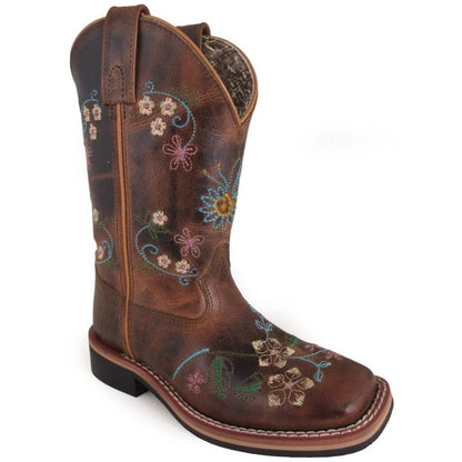 Smoky Mountain Youth Floralie Brown Boots