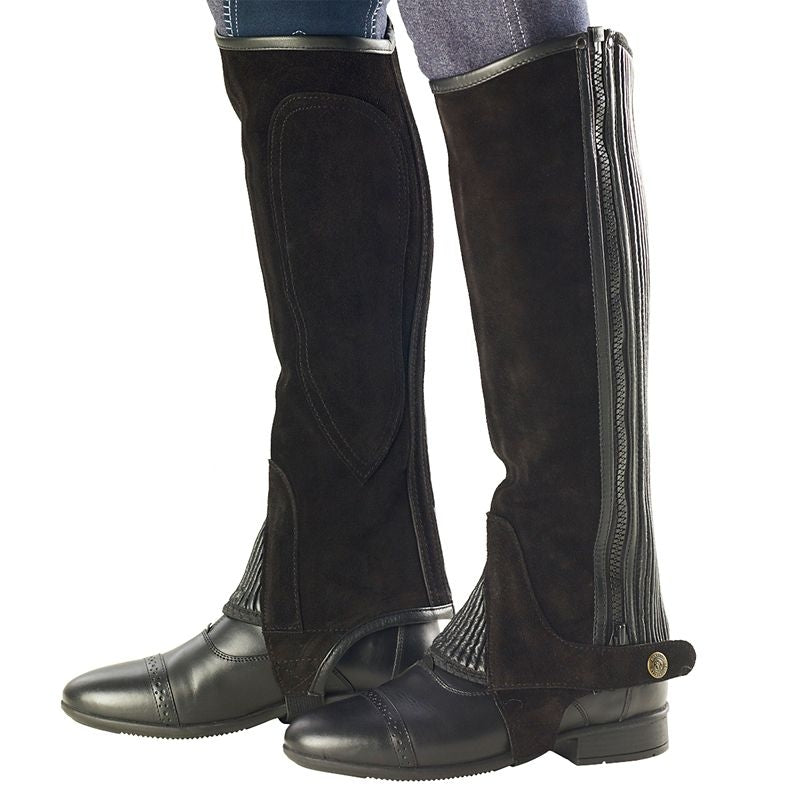 Ovation Childs Ribbed Suede Half Chaps