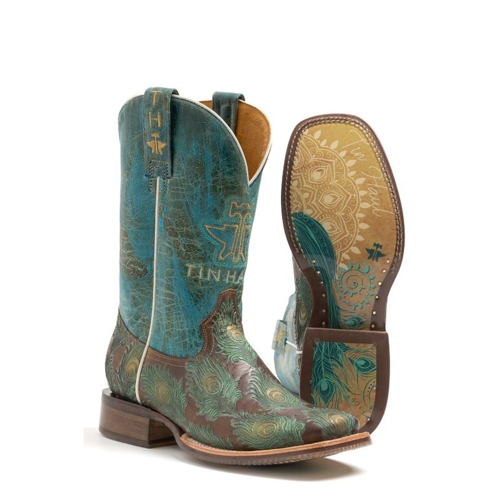 Tin Haul Ladies Feather Boots