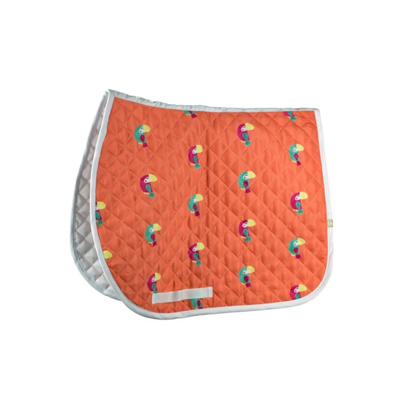 Lettia Embroidered Toucan Baby Saddle Pad