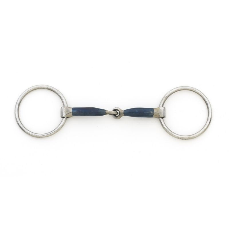 Blue Steel Med Weight Jointed Loose Ring Bit