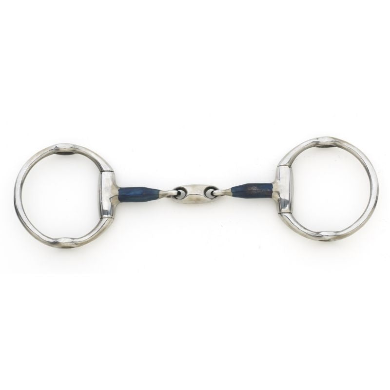 Blue Steel Oval Link Cheltenham Gag Bit