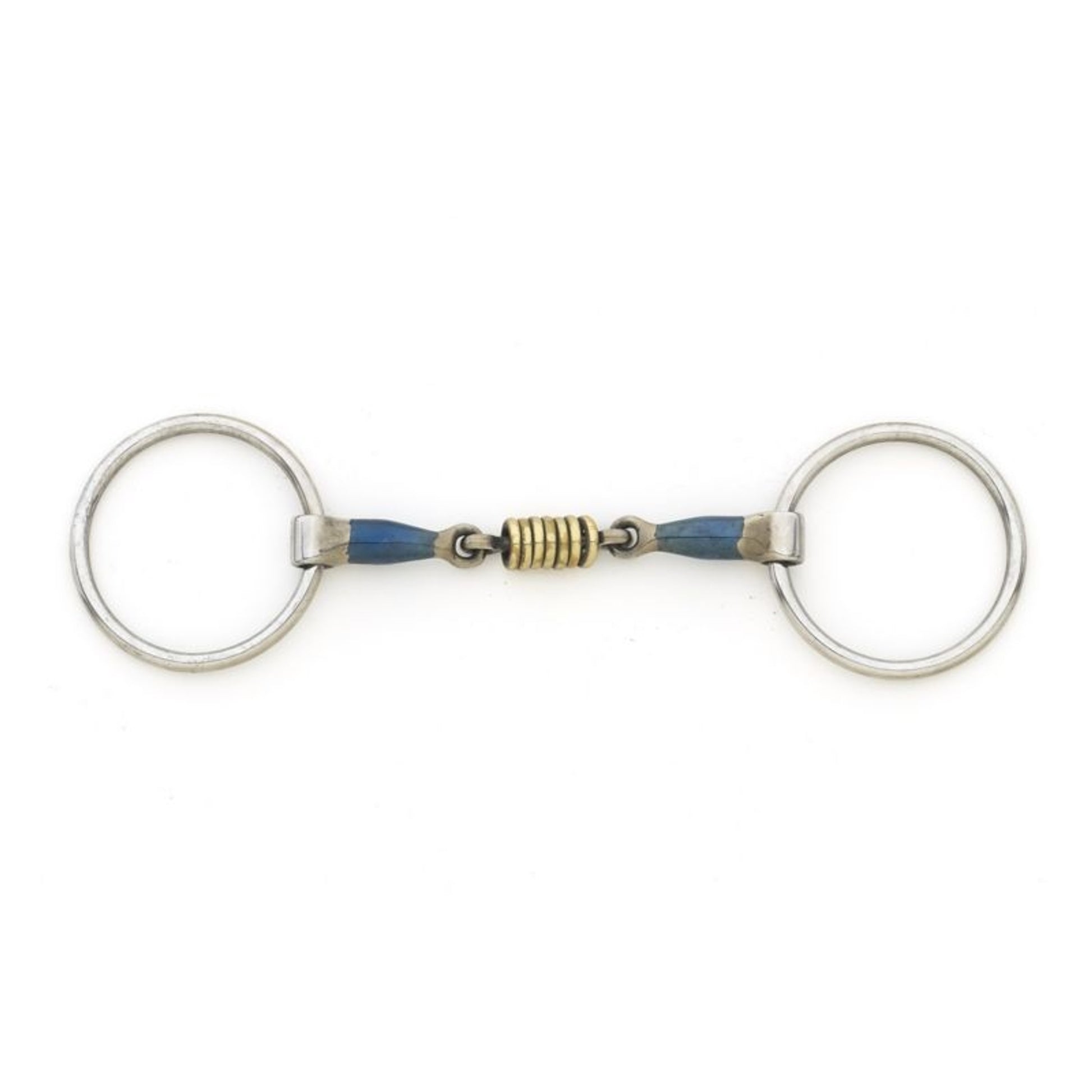 Blue Steel Loose Ring Bit with Brass Rollers
