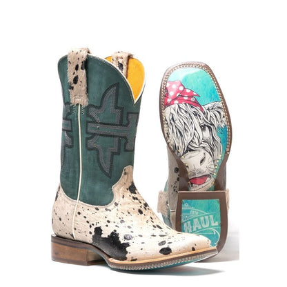 Tin Haul Ladies Shaggy Spot Boots