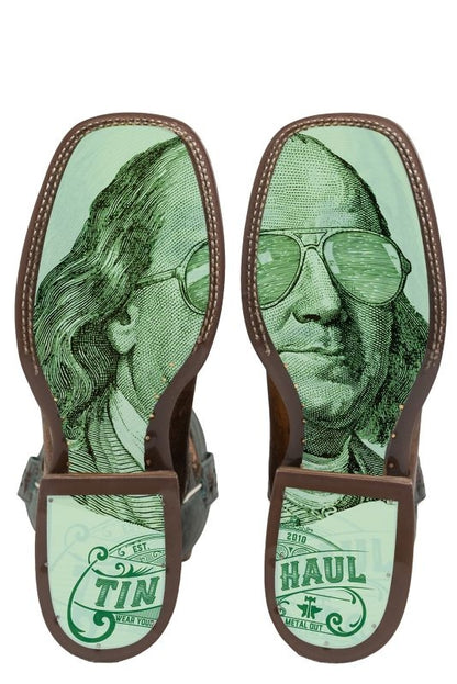 Tin Haul Mens Top Dollar Boots