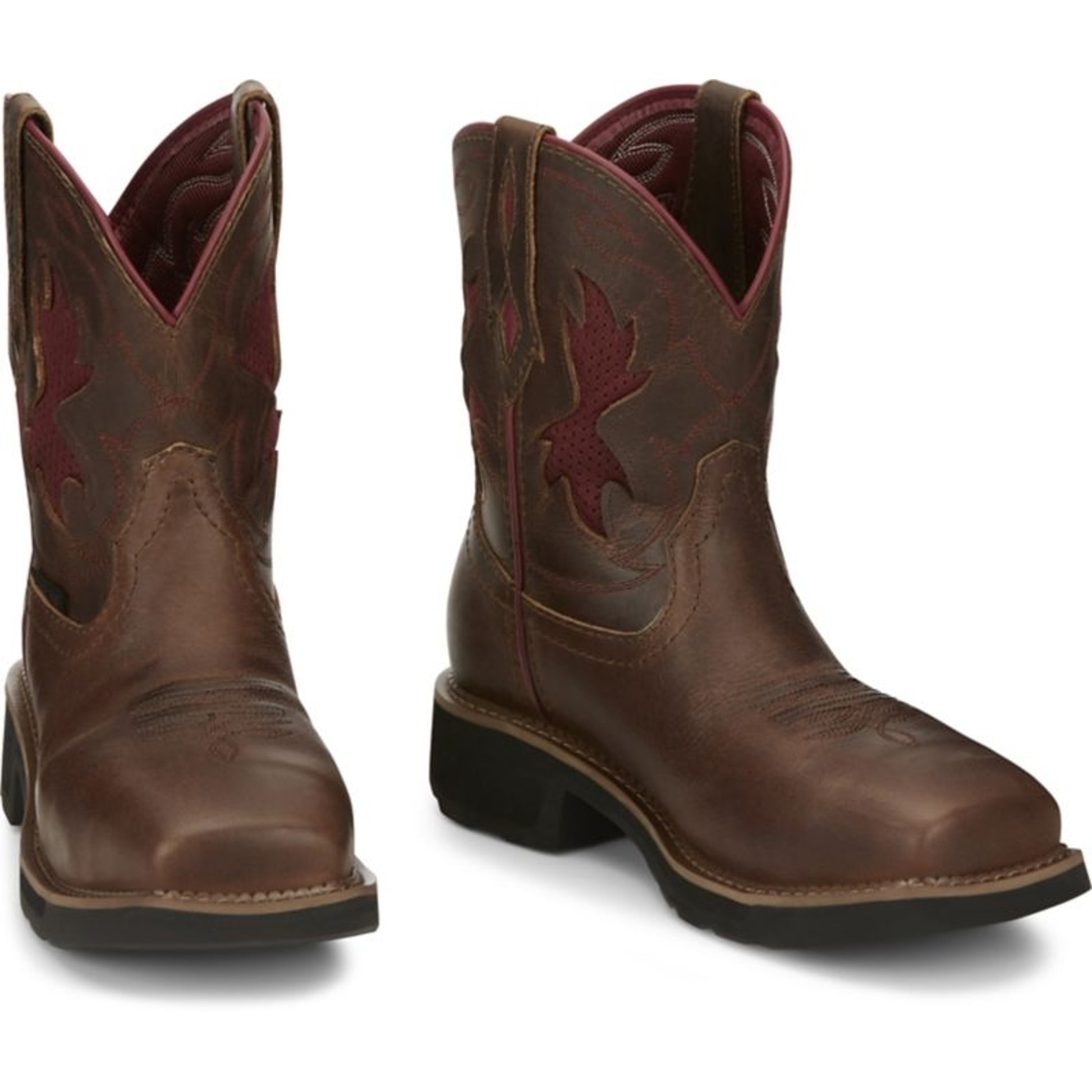 Justin Ladies Lathey Comp Toe Boots