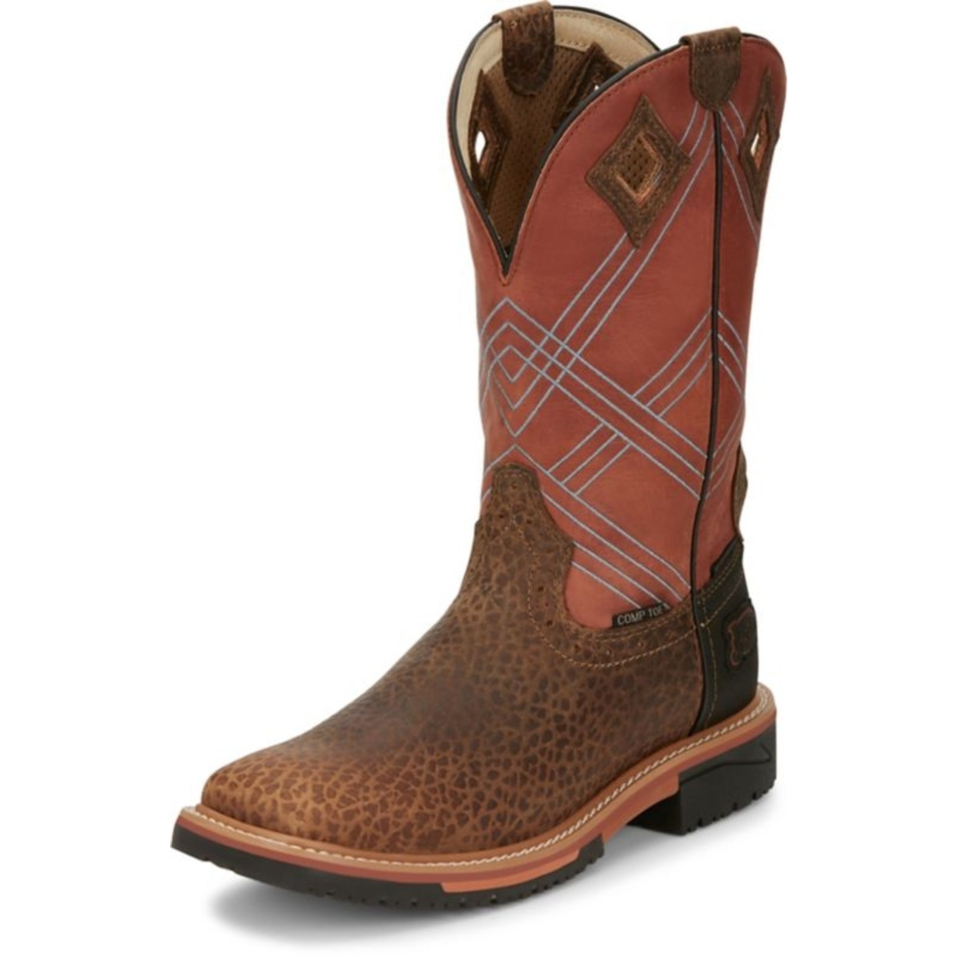 Justin Mens Dalhart Safety Toe Boots