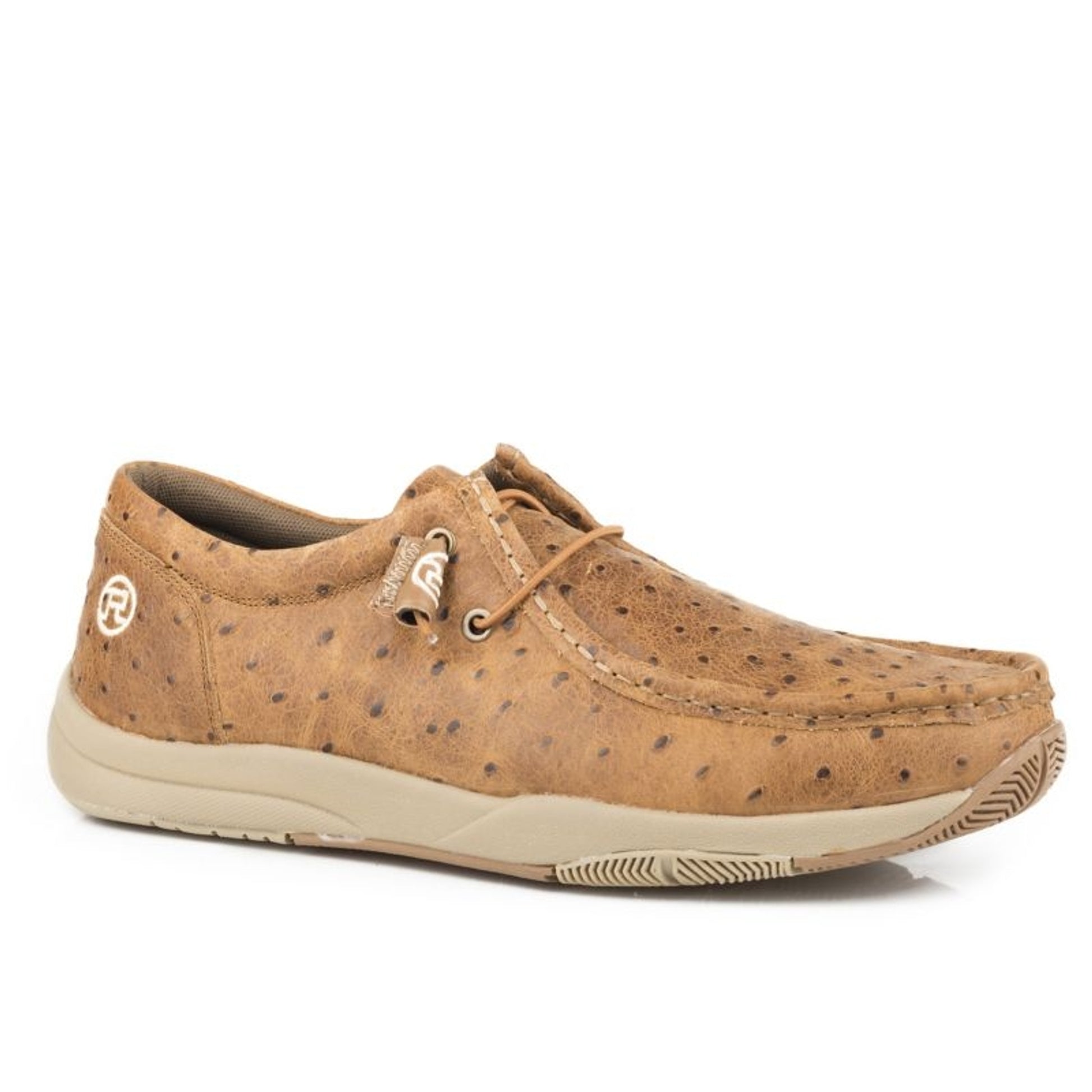 Roper Mens Clearcut Low Ostrich Lace-Ups