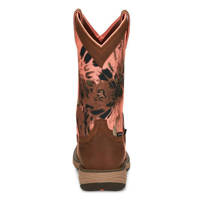 Justin Womens Rush Square Toe Boots