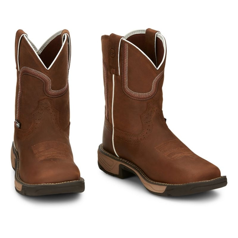 Justin Womens Rush Square Toe Boots