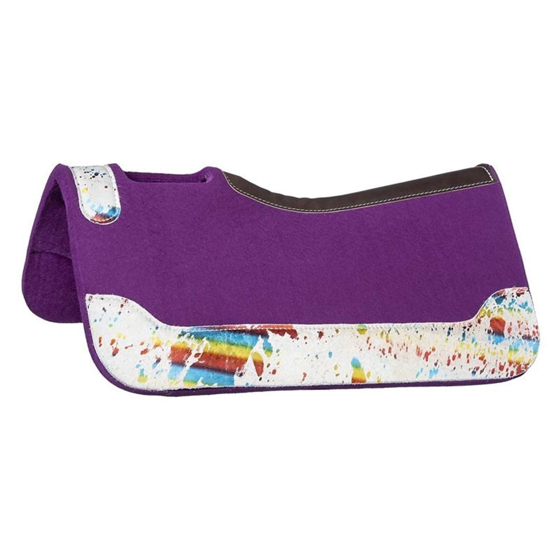 Tough1 Acid Wash Cowhide Saddle Pad