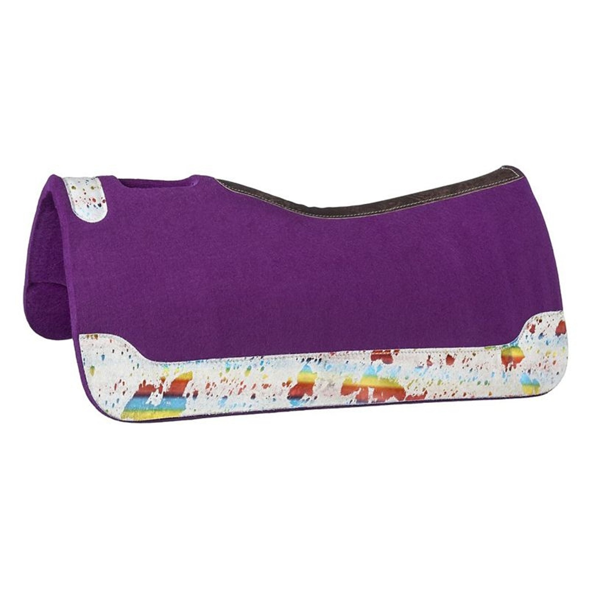 Tough1 Acid Wash Cowhide Saddle Pad