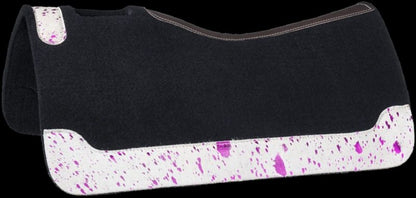 Tough1 Acid Wash Cowhide Saddle Pad