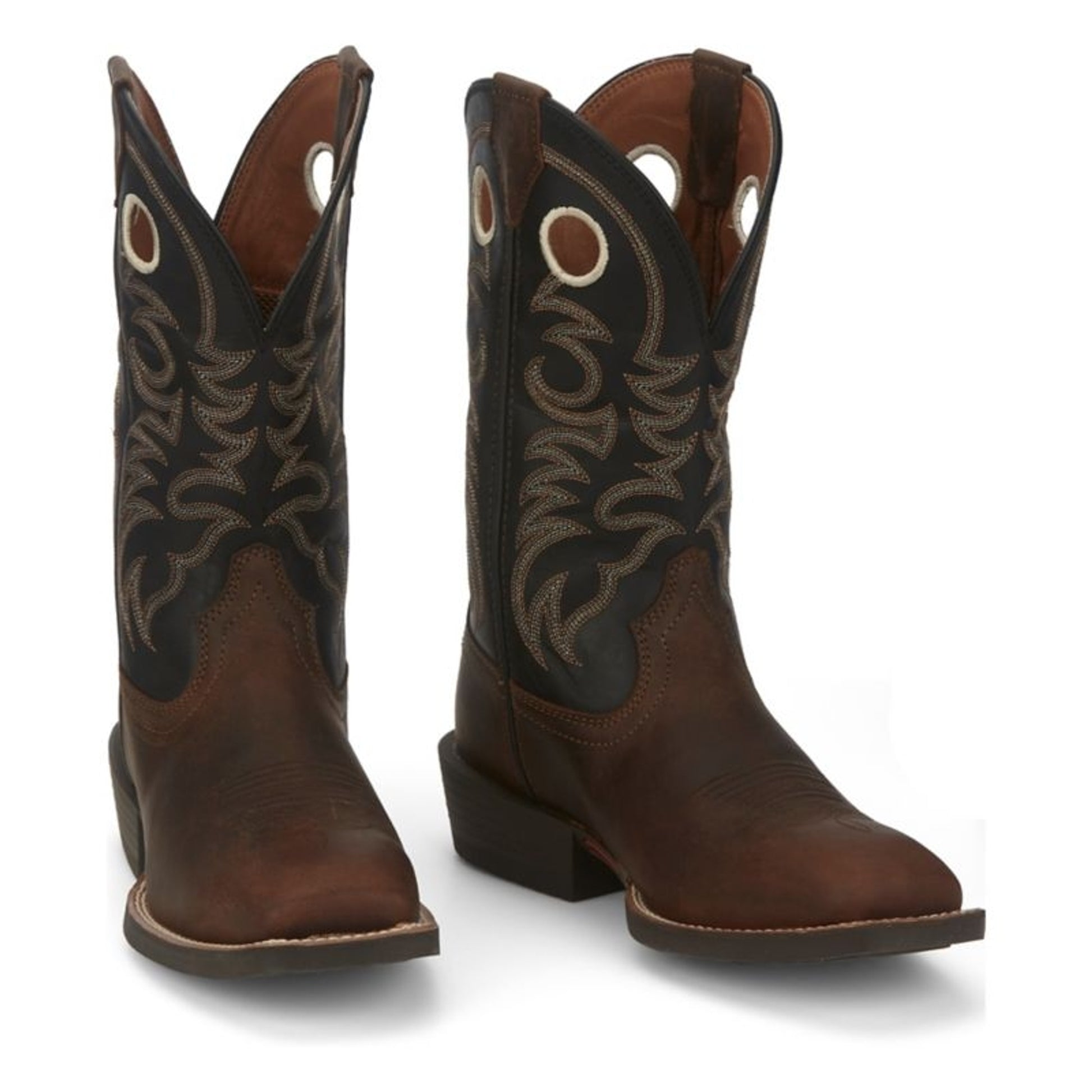 Justin Mens Stempede Sq Toe Boots