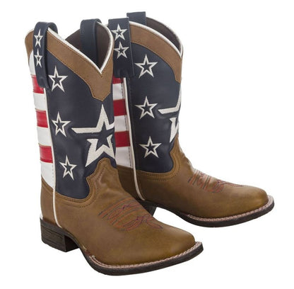 TuffRider Kids American Cowboy Boots Brown