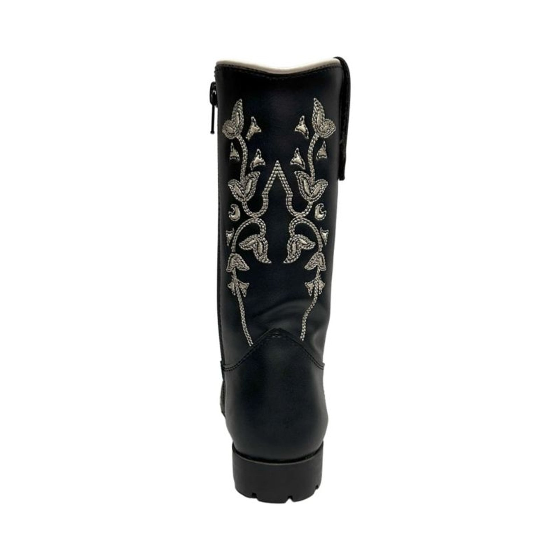 TuffRider Kids Black Floral Western Boot
