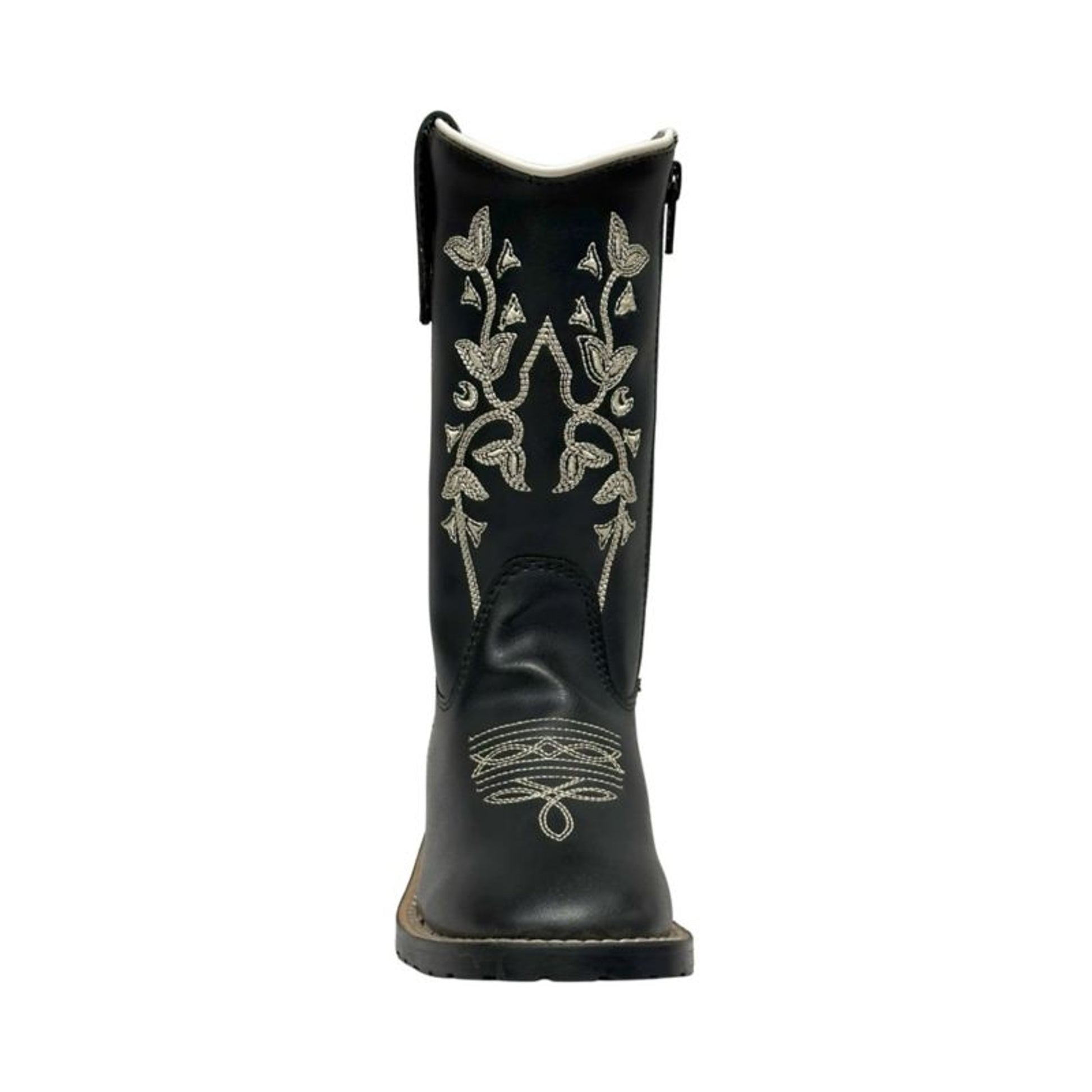 TuffRider Youth Black Floral Western Boots