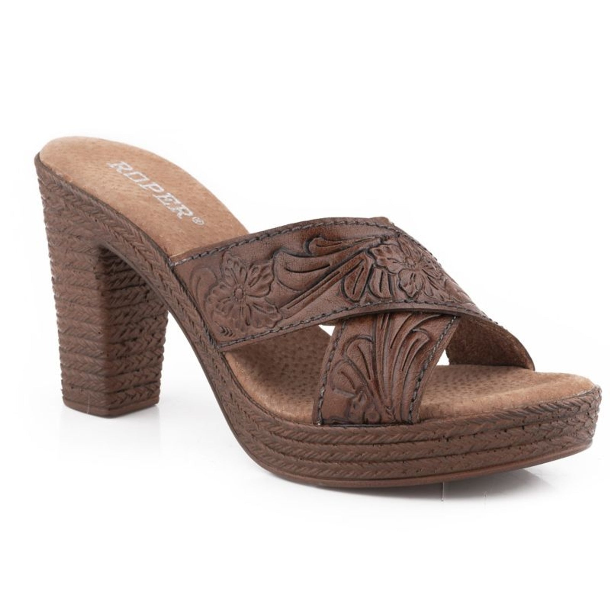 Roper Ladies Mika Cross Strap Sandals