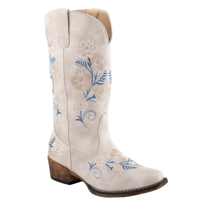 Roper Ladies Riley Floral Snip Toe Boot