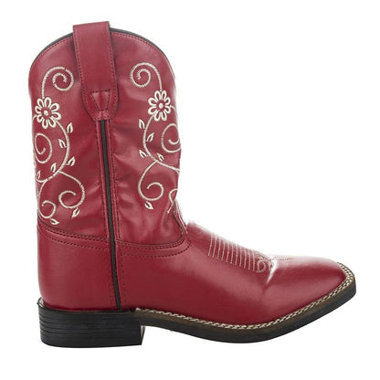 TuffRider Toddlers Floral Swirl Sq Toe Boots